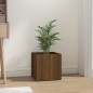 vidaXL Pflanzgefäß Braun Eichen-Optik 40x40x40 cm Holzwerkstoff vidaXL Pflanzgefäß Braun Eichen-Optik 40x40x40 cm Holzwerkstoff