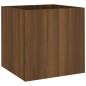 vidaXL Pflanzgefäß Braun Eichen-Optik 40x40x40 cm Holzwerkstoff vidaXL Pflanzgefäß Braun Eichen-Optik 40x40x40 cm Holzwerkstoff