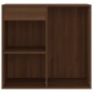 vidaXL Kosmetikschrank Braun Eichen-Optik 80x40x75 cm Holzwerkstoff vidaXL Kosmetikschrank Braun Eichen-Optik 80x40x75 cm Holzwerkstoff