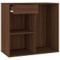 vidaXL Kosmetikschrank Braun Eichen-Optik 80x40x75 cm Holzwerkstoff vidaXL Kosmetikschrank Braun Eichen-Optik 80x40x75 cm Holzwerkstoff