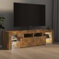 vidaXL TV-Schrank mit LED-Leuchten Räuchereiche 140x36,5x40 cm vidaXL TV-Schrank mit LED-Leuchten Räuchereiche 140x36,5x40 cm