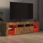 vidaXL TV-Schrank mit LED-Leuchten Räuchereiche 140x36,5x40 cm vidaXL TV-Schrank mit LED-Leuchten Räuchereiche 140x36,5x40 cm
