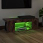 vidaXL TV-Schrank mit LED-Leuchten Räuchereiche 90x39x30 cm vidaXL TV-Schrank mit LED-Leuchten Räuchereiche 90x39x30 cm