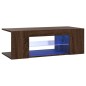 vidaXL TV-Schrank mit LED-Leuchten Braun Eichen-Optik 90x39x30 cm vidaXL TV-Schrank mit LED-Leuchten Braun Eichen-Optik 90x39x30 cm