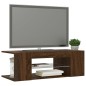 vidaXL TV-Schrank mit LED-Leuchten Braun Eichen-Optik 90x39x30 cm vidaXL TV-Schrank mit LED-Leuchten Braun Eichen-Optik 90x39x30 cm