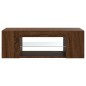 vidaXL TV-Schrank mit LED-Leuchten Braun Eichen-Optik 90x39x30 cm vidaXL TV-Schrank mit LED-Leuchten Braun Eichen-Optik 90x39x30 cm