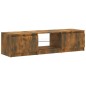 vidaXL TV-Schrank mit LED-Leuchten Räuchereiche 140x40x35,5 cm vidaXL TV-Schrank mit LED-Leuchten Räuchereiche 140x40x35,5 cm