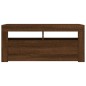 vidaXL TV-Schrank mit LED-Leuchten Braun Eichen-Optik 90x35x40 cm vidaXL TV-Schrank mit LED-Leuchten Braun Eichen-Optik 90x35x40 cm