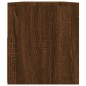 vidaXL TV-Schrank mit LED-Leuchten Braun Eichen-Optik 90x35x40 cm vidaXL TV-Schrank mit LED-Leuchten Braun Eichen-Optik 90x35x40 cm