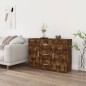 vidaXL Sideboard Räuchereiche 91x29,5x65 cm Holzwerkstoff vidaXL Sideboard Räuchereiche 91x29,5x65 cm Holzwerkstoff