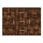 vidaXL Sideboard Räuchereiche 91x29,5x65 cm Holzwerkstoff vidaXL Sideboard Räuchereiche 91x29,5x65 cm Holzwerkstoff
