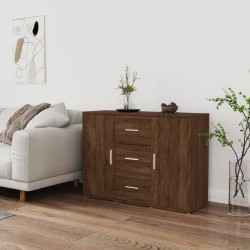vidaXL Sideboard Braun Eichen-Optik 91x29,5x65 cm Holzwerkstoff