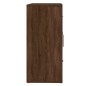 vidaXL Sideboard Braun Eichen-Optik 91x29,5x65 cm Holzwerkstoff vidaXL Sideboard Braun Eichen-Optik 91x29,5x65 cm Holzwerkstoff