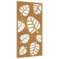vidaXL Garten-Wanddeko 105x155 cm Cortenstahl Blatt-Design vidaXL Garten-Wanddeko 105x155 cm Cortenstahl Blatt-Design