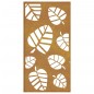 vidaXL Garten-Wanddeko 105x155 cm Cortenstahl Blatt-Design vidaXL Garten-Wanddeko 105x155 cm Cortenstahl Blatt-Design