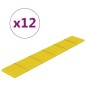 Wandpaneele 12 Stk. Hellgelb 90x15 cm Stoff 1,62 m² Wandpaneele 12 Stk. Hellgelb 90x15 cm Stoff 1,62 m²