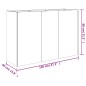 vidaXL Hochbeet 120x40x80 cm Cortenstahl vidaXL Hochbeet 120x40x80 cm Cortenstahl