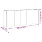 vidaXL Hochbeet 200x40x80 cm Cortenstahl vidaXL Hochbeet 200x40x80 cm Cortenstahl