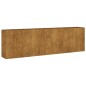 vidaXL Hochbeet 280x40x80 cm Cortenstahl vidaXL Hochbeet 280x40x80 cm Cortenstahl
