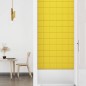 Wandpaneele 12 Stk. Hellgelb 90x15 cm Stoff 1,62 m² Wandpaneele 12 Stk. Hellgelb 90x15 cm Stoff 1,62 m²
