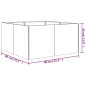 vidaXL Pflanzkübel 80x80x40 cm Cortenstahl vidaXL Pflanzkübel 80x80x40 cm Cortenstahl