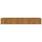 vidaXL Hochbeet 280x80x40 cm Cortenstahl