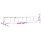 vidaXL Hochbeet 360x80x40 cm Cortenstahl vidaXL Hochbeet 360x80x40 cm Cortenstahl