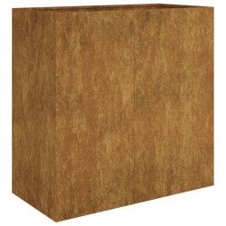 vidaXL Pflanzkübel 40x80x80 cm Cortenstahl