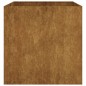 vidaXL Pflanzkübel 80x80x80 cm Cortenstahl vidaXL Pflanzkübel 80x80x80 cm Cortenstahl