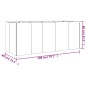 vidaXL Hochbeet 200x80x80 cm Cortenstahl vidaXL Hochbeet 200x80x80 cm Cortenstahl