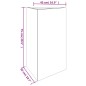 vidaXL Pflanzkübel 50x43x75 cm Cortenstahl vidaXL Pflanzkübel 50x43x75 cm Cortenstahl