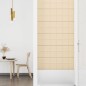 Wandpaneele 12 Stk. Creme 90x30 cm Stoff 3,24 m² Wandpaneele 12 Stk. Creme 90x30 cm Stoff 3,24 m²