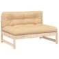 vidaXL Mittelsofa 120x80 cm Massivholz Kiefer vidaXL Mittelsofa 120x80 cm Massivholz Kiefer