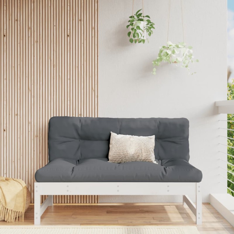 vidaXL Mittelsofa Weiß 120x80 cm Massivholz Kiefer vidaXL Mittelsofa Weiß 120x80 cm Massivholz Kiefer