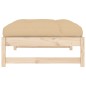 vidaXL Gartenhocker 120x80 cm Massivholz Kiefer vidaXL Gartenhocker 120x80 cm Massivholz Kiefer