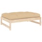 vidaXL Gartenhocker 120x80 cm Massivholz Kiefer vidaXL Gartenhocker 120x80 cm Massivholz Kiefer