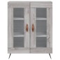 Highboard Grau Sonoma 69,5x34x180 cm Holzwerkstoff Highboard Grau Sonoma 69,5x34x180 cm Holzwerkstoff