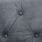 3-Sitzer Chesterfield-Sofa Stoffpolsterung Grau 3-Sitzer Chesterfield-Sofa Stoffpolsterung Grau