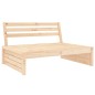 vidaXL Mittelsofa 120x80 cm Massivholz Kiefer vidaXL Mittelsofa 120x80 cm Massivholz Kiefer