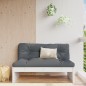 vidaXL Mittelsofa Weiß 120x80 cm Massivholz Kiefer vidaXL Mittelsofa Weiß 120x80 cm Massivholz Kiefer