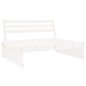 vidaXL Mittelsofa Weiß 120x80 cm Massivholz Kiefer vidaXL Mittelsofa Weiß 120x80 cm Massivholz Kiefer