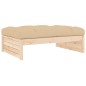 vidaXL Gartenhocker 120x80 cm Massivholz Kiefer vidaXL Gartenhocker 120x80 cm Massivholz Kiefer