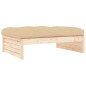 vidaXL Gartenhocker 120x80 cm Massivholz Kiefer vidaXL Gartenhocker 120x80 cm Massivholz Kiefer