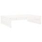 vidaXL Gartenhocker Weiß 120x80 cm Massivholz Kiefer vidaXL Gartenhocker Weiß 120x80 cm Massivholz Kiefer