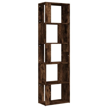 vidaXL Bücherregal Räuchereiche 45x24x160 cm Holzwerkstoff