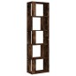 vidaXL Bücherregal Räuchereiche 45x24x160 cm Holzwerkstoff vidaXL Bücherregal Räuchereiche 45x24x160 cm Holzwerkstoff