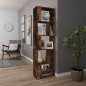 vidaXL Bücherregal Räuchereiche 45x24x160 cm Holzwerkstoff vidaXL Bücherregal Räuchereiche 45x24x160 cm Holzwerkstoff