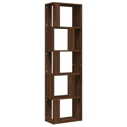 vidaXL Bücherregal Braun Eichen-Optik 45x24x160 cm Holzwerkstoff