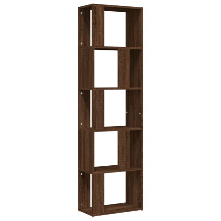 vidaXL Bücherregal Braun Eichen-Optik 45x24x160 cm Holzwerkstoff