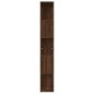 vidaXL Bücherregal Braun Eichen-Optik 45x24x160 cm Holzwerkstoff vidaXL Bücherregal Braun Eichen-Optik 45x24x160 cm Holzwerkstoff